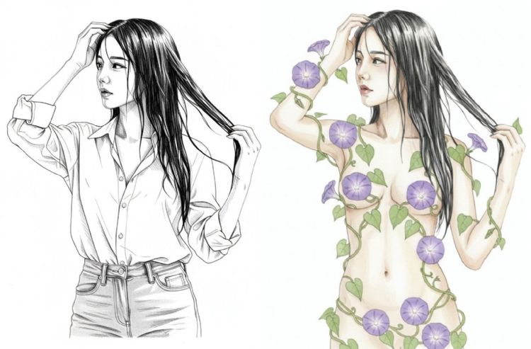 从人工建构线条到由AI自动生成装饰图样。