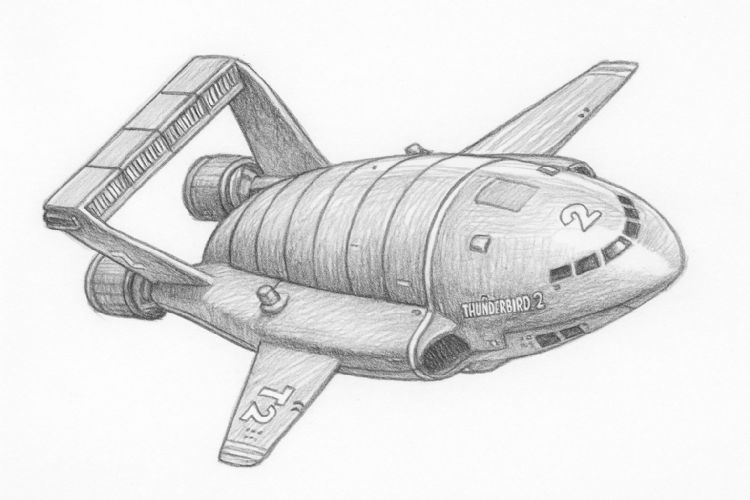 《雷鸟神机队》中的雷鸟二号。