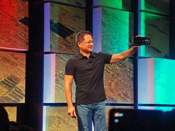 NVIDIA執行長黃仁勳指出Fermi可能是該公司推出最為成功的產品。陳玉娟攝 NVIDIA執行長黃仁勳指出Fermi可能是該公司推出最為成功的產品。陳玉娟攝
