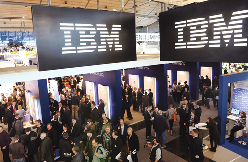 IBM針對企業推出商業智慧平台解決方案,可有效率的將各種資料整合分析。法新社 IBM針對企業推出商業智慧平台解決方案,可有效率的將各種資料整合分析。法新社