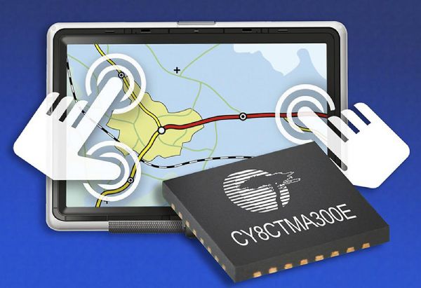 多觸點偵測在小面板應用越來越受重視,多數利用SoC形式的控制晶片配合大量排誤運算降低觸點偵測難度。Cypress 多觸點偵測在小面板應用越來越受重視,多數利用SoC形式的控制晶片配合大量排誤運算降低觸點偵測難度。Cypress