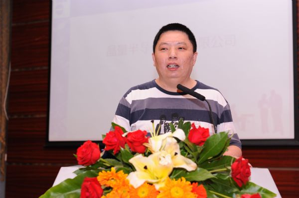 晶量半導體(Initio)中國區經理Spenser Huang。 晶量半導體(Initio)中國區經理Spenser Huang。