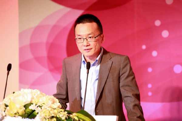 富士通半导体亚太区市场部副总裁郑国威先生致词。 富士通半导体亚太区市场部副总裁郑国威先生致词。