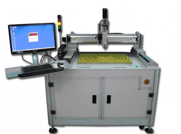 針對觸控面板設計之AOI光學檢測設備,除檢查料件外觀特性外,同時可完成觸點檢測自動化程序。schmidtek 針對觸控面板設計之AOI光學檢測設備,除檢查料件外觀特性外,同時可完成觸點檢測自動化程序。schmidtek