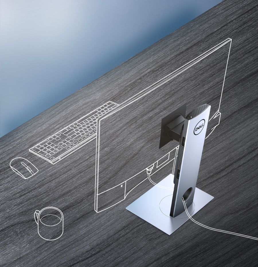 全新Dell OptiPlex 7070 Ultra為全球最具彈性且不佔空間的商用解決方案。 全新Dell OptiPlex 7070 Ultra為全球最具彈性且不佔空間的商用解決方案。