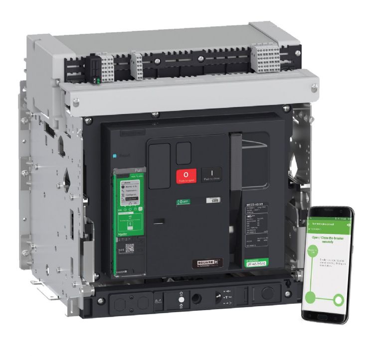 施耐德電機推出新一代業界首創嵌入式Class1計量功能MasterPact MTZ空氣斷路器。 施耐德電機推出新一代業界首創嵌入式Class1計量功能MasterPact MTZ空氣斷路器。