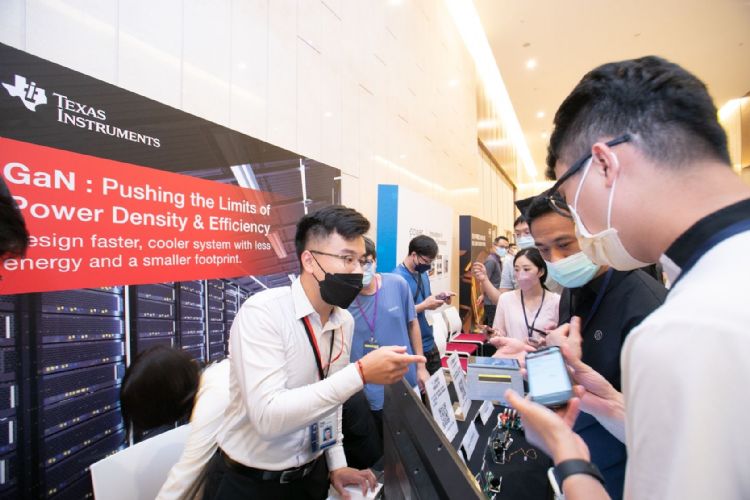 德州儀器(TI)推出了高功率、高密度GaN解決方案,可降低產品設計門檻,冷卻設計則對能源損耗有所助益。DIGITIMES攝 德州儀器(TI)推出了高功率、高密度GaN解決方案,可降低產品設計門檻,冷卻設計則對能源損耗有所助益。DIGITIMES攝