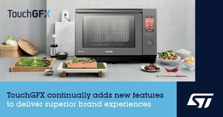 意法半导体推出STM32微控制器图形界面设计软件TouchGFX4.20版。意法半导体 意法半导体推出STM32微控制器图形界面设计软件TouchGFX4.20版。意法半导体
