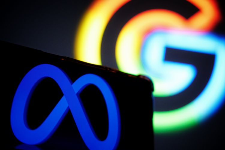 美系科技业者竞相推出大型语言模型,Google、Meta及新崛起的OpenAI是影响力较大者。李建梁摄(数据照)
