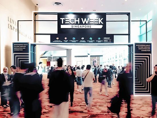 展会现场大厅。大普微 展会现场大厅。大普微