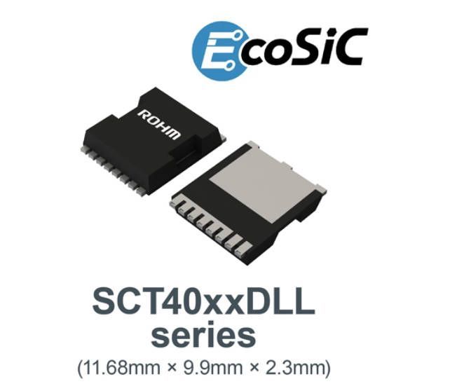 ROHM全新TOLL封裝SiC MOSFET「SCT40xxDLL」系列外觀。ROHM ROHM全新TOLL封裝SiC MOSFET「SCT40xxDLL」系列外觀。ROHM
