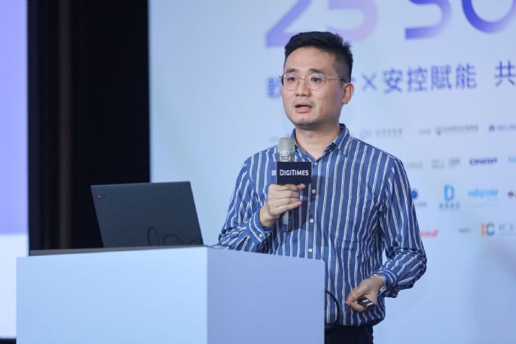 陞泰安控集团涵容科技创始人李可涵。DIGITIMES摄 陞泰安控集团涵容科技创始人李可涵。DIGITIMES摄