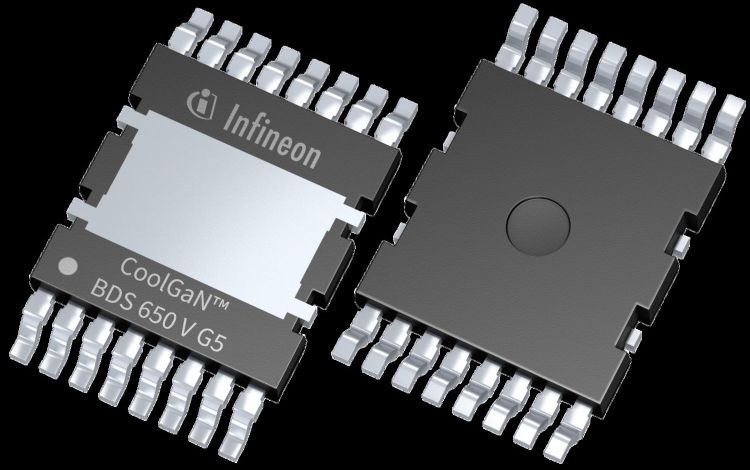 英飞凌CoolGaN双向开关BDS 650V G5。英飞凌 英飞凌CoolGaN双向开关BDS 650V G5。英飞凌