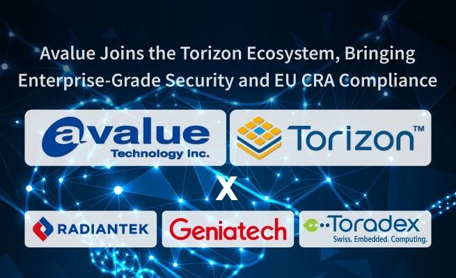 Torizon生态整合,安勤科技强化携手Toradex、睿鼎汇智、金亚太,领先部署CRA 2027新时代网安规范。安勤科技 Torizon生态整合,安勤科技强化携手Toradex、睿鼎汇智、金亚太,领先部署CRA 2027新时代网安规范。安勤科技