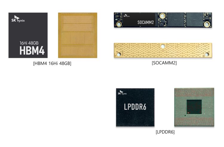 SK海力士于CES 2026首次亮相16层48GB HBM4,并展示SOCAMM2、LPDDR6等AI专用与通用存储器产品。SK海力士 SK海力士于CES 2026首次亮相16层48GB HBM4,并展示SOCAMM2、LPDDR6等AI专用与通用存储器产品。SK海力士