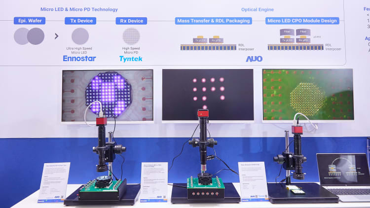 Micro LED光通訊躍AI商機新亮點　台廠快馬追上2028年里程碑