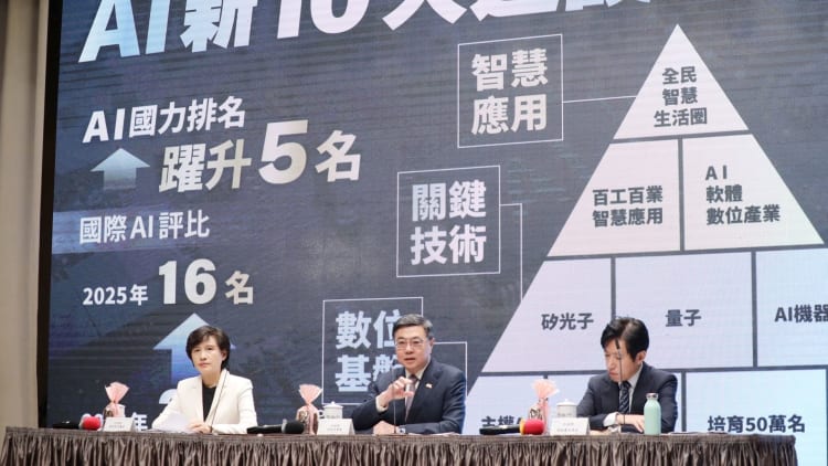 維持台灣AI競爭優勢　政院承諾擴大相關支出