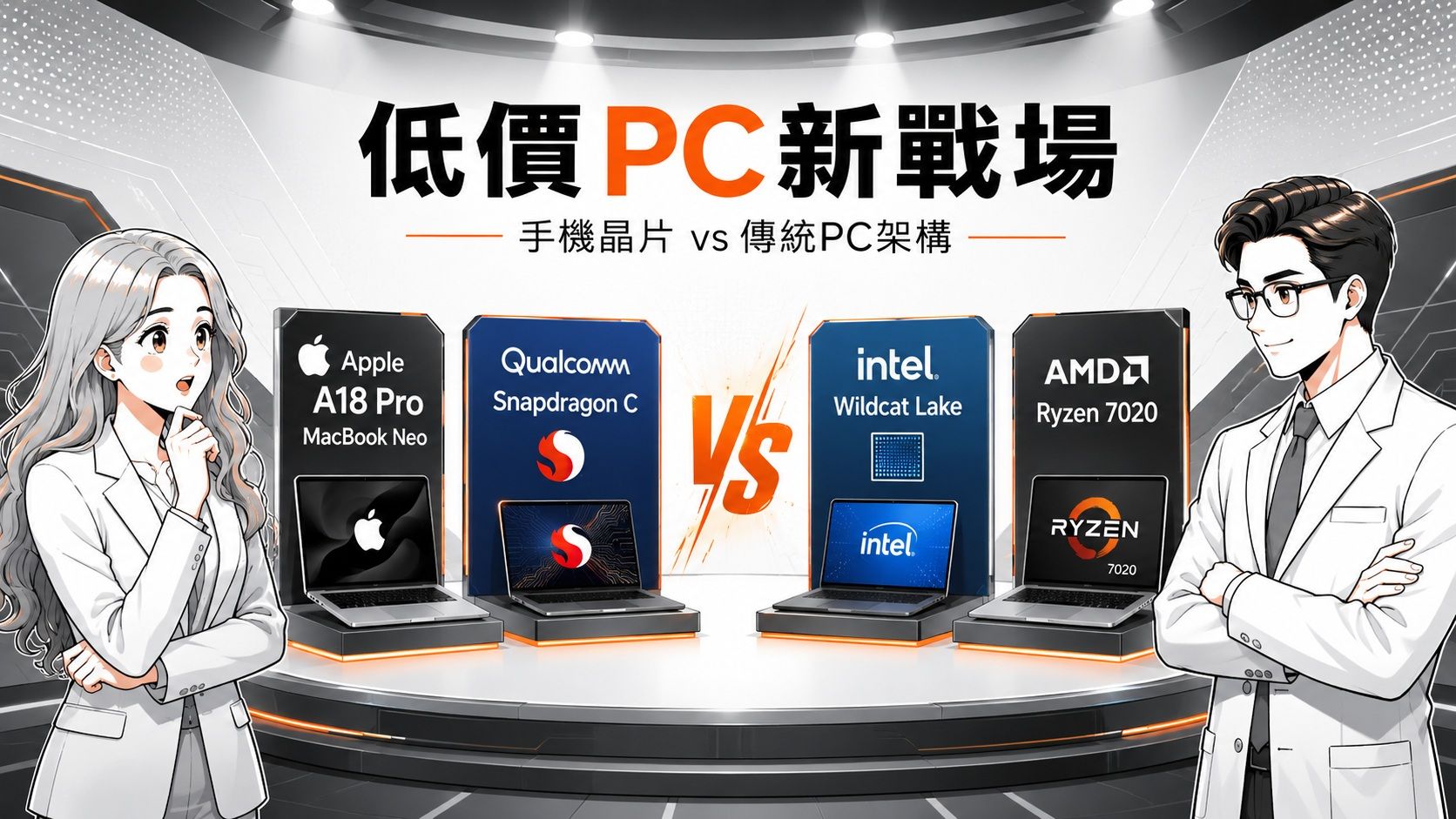 【Amy & Dr.Chip】低價PC時代不再？　高通Snapdragon C緩解記憶體漲價
