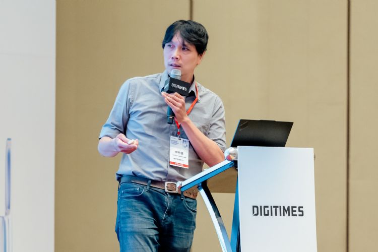 國研院國網中心大語言模型平台服務組技術總監林昀德。DIGITIMES攝 國研院國網中心大語言模型平台服務組技術總監林昀德。DIGITIMES攝