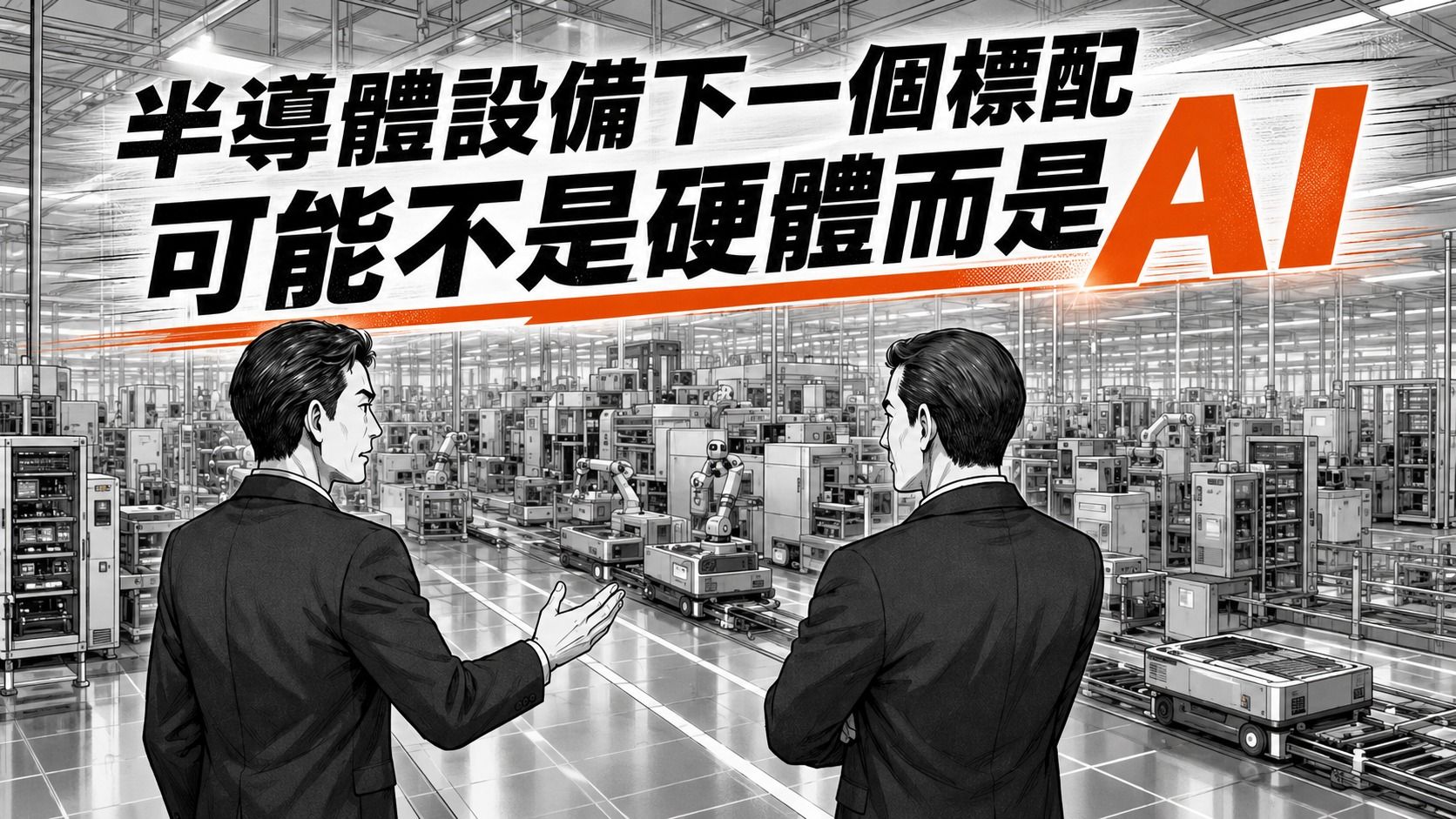 【漫圖秒懂】半導體設備下一個標配　可能不是硬體而是AI？