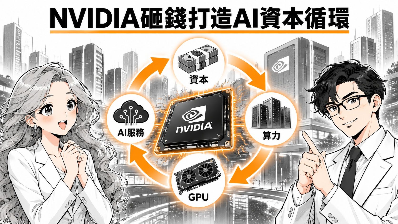 【Amy & Dr.Chip】NVIDIA擴大AI投資　打造資本+算力生態循環