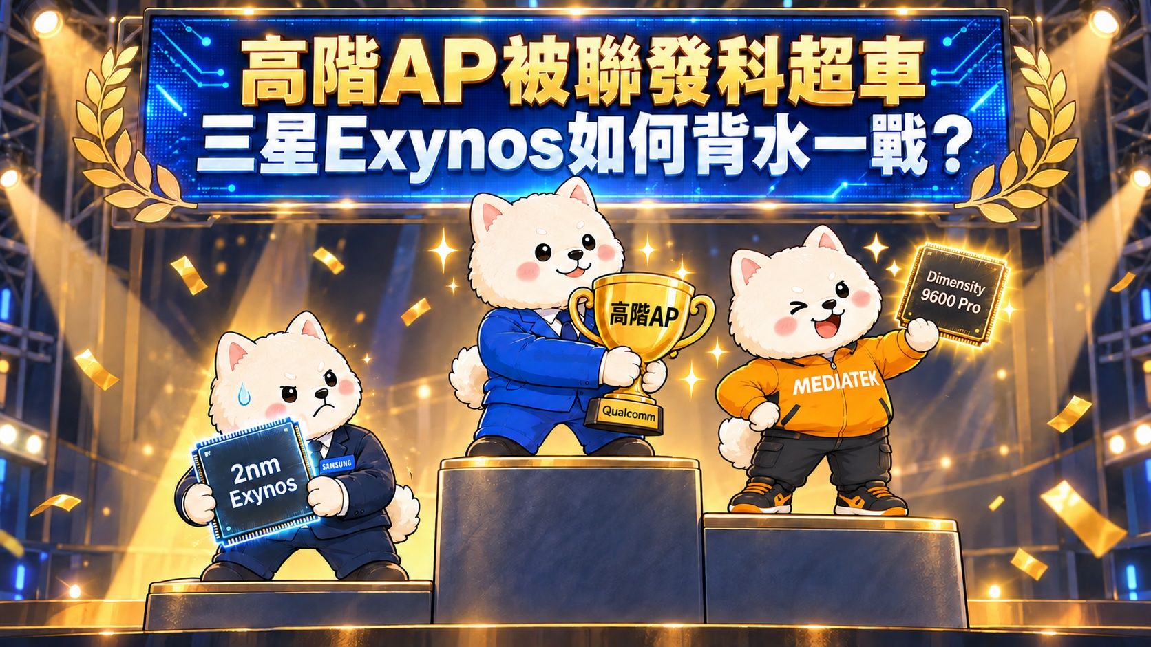 【動物農莊】聯發科高階AP攜台積電2奈米超車三星　三星2奈米成翻盤關鍵？