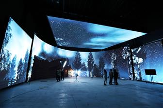 A LED digital virtual studio established by AUO and Space4M at Shih Hsin Univedrsity