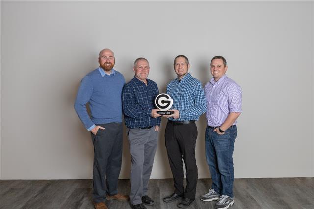 Digi-Key executives were presented with the award. Credit: Company