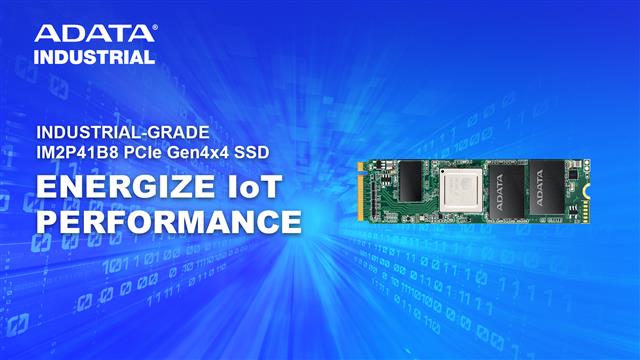 ADATA launches its 1st industrial-grade PCIe Gen4x4 SSD &ndash; IM2P41B8.