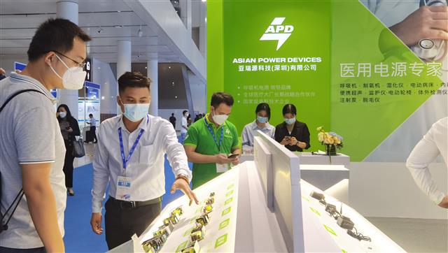 APD showcased the latest medical power supplies at CMEF 2022