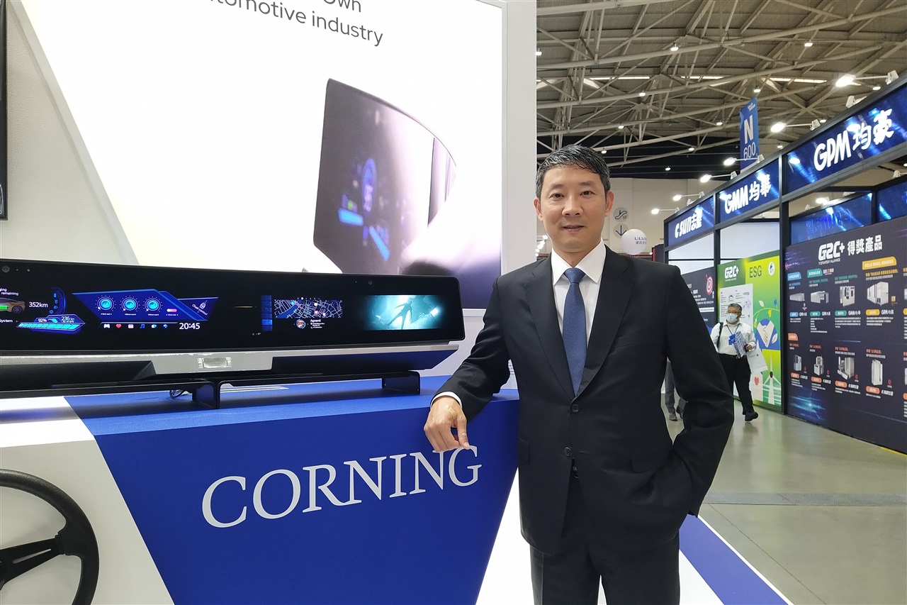 Corning showcases autograde ColdForm display at 2023 Touch Taiwan