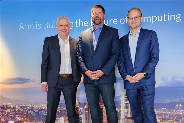 From left, Andy Craigen, Chris Bergey, and Stefan Rosinger