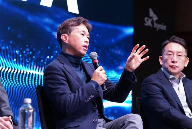 SK Hynix CEO Kwak Noh-Jung at the Press Conference