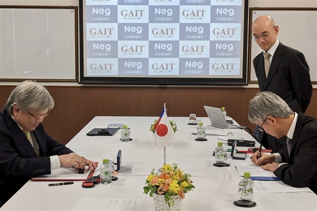 Mr. David Chou, Founder and Chairman of GAIT, and Mr. Mamoru Morii, Director and SVP of NEG