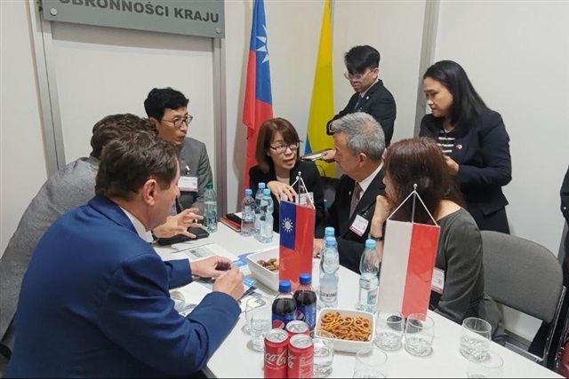 Taiwan's defense industry delegation visited Poland in Sep. 2023. Credit: TW-DIDA