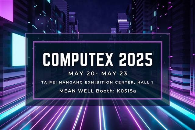 MEAN WELL showcased compact and high-efficiency power products integrated with the