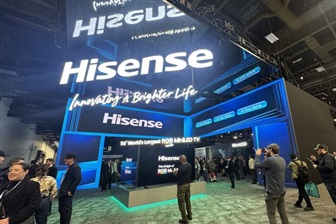 Hisense unveiled its next-gen RGB-Mini LED technology ahead of the show. Credit: DIGITIMES