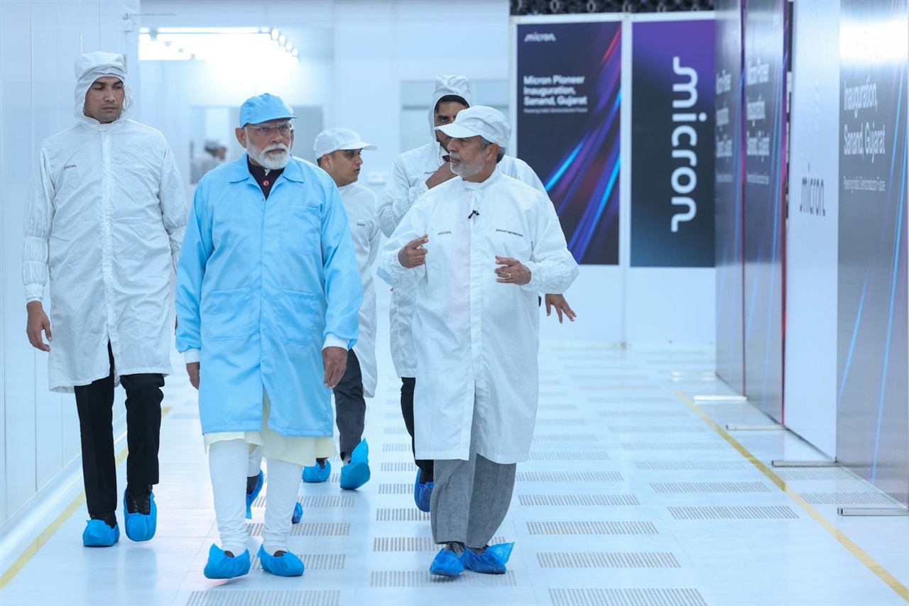 Micron opens semiconductor assembly and test facility in India