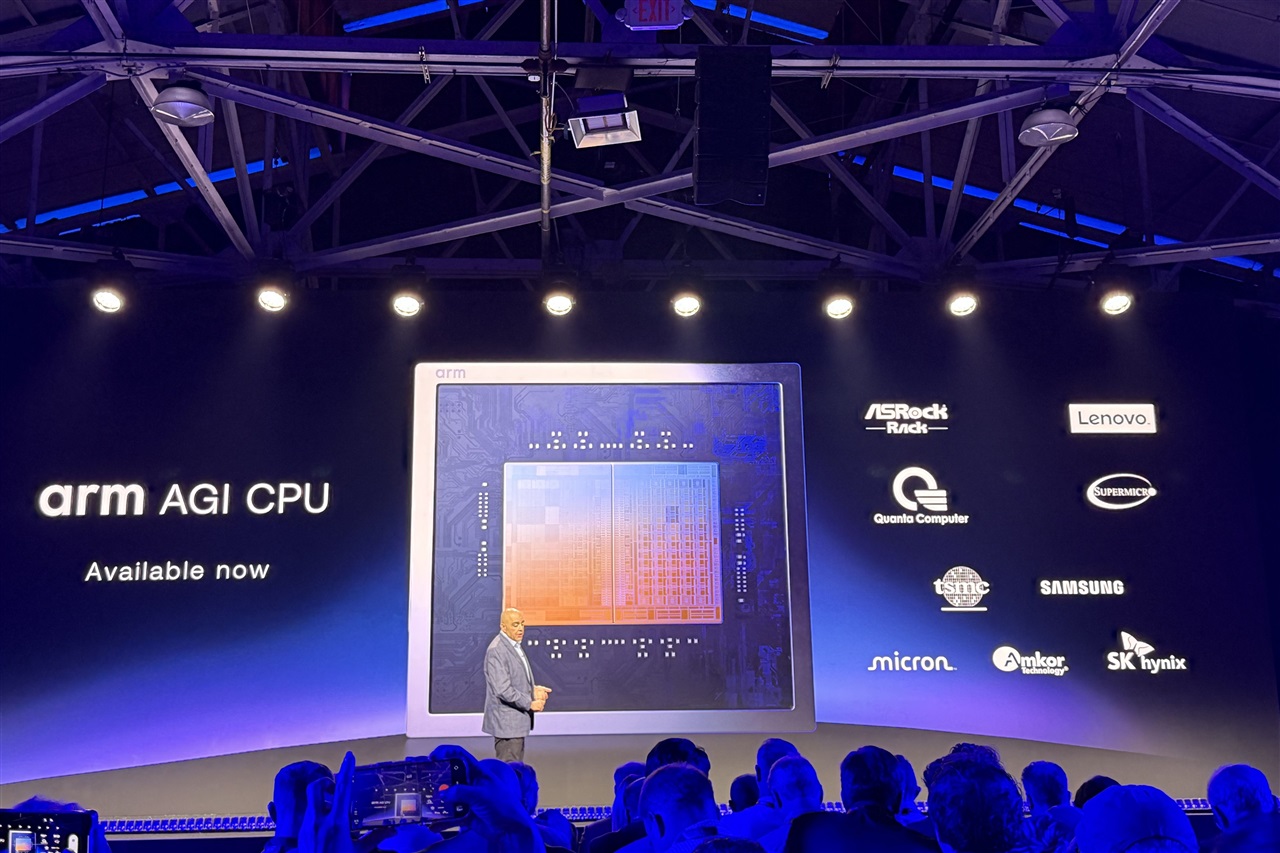 Arm unveils AGI CPU aimed at scaling agentic AI, promising higher rack performance and lower data center costs