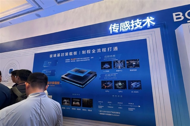 BOE punta sul packaging AI con Micro LED e substrati in vetro