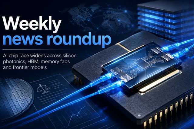 Weekly news roundup: AI chip race widens across silicon photonics, HBM, memory fabs, and frontier models