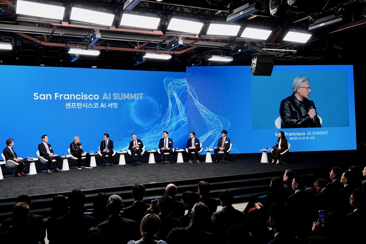 Samsung, SK, Hyundai join Jensen Huang and Korea's President Lee at San Francisco AI Summit