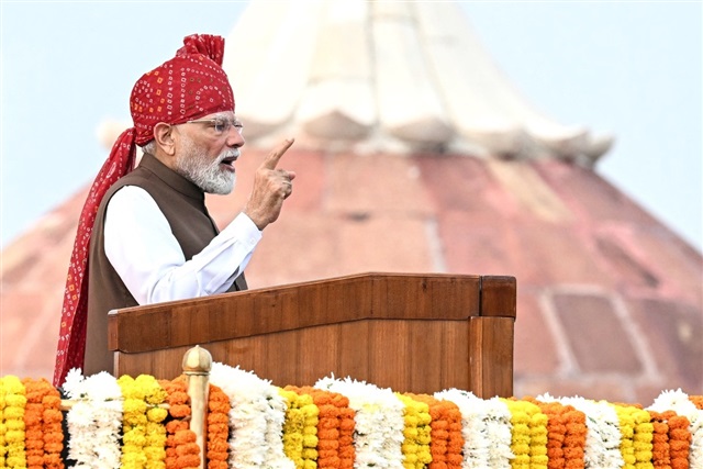 Modi pledges more chip plants, mass AI training, and an export push in Independence Day address