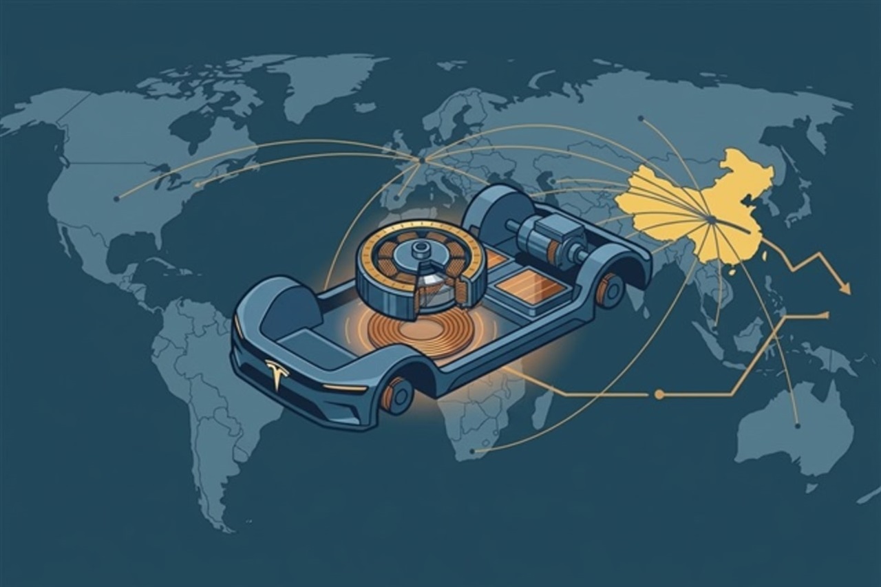 Tesla's rare-earth-free Cybercab challenges China's grip on EV magnets